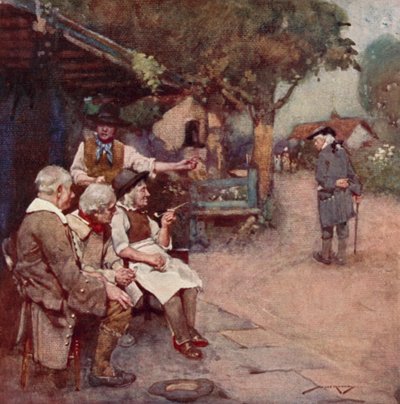 Illustrazione per The Deserted Village di Oliver Goldsmith da William Lee Hankey
