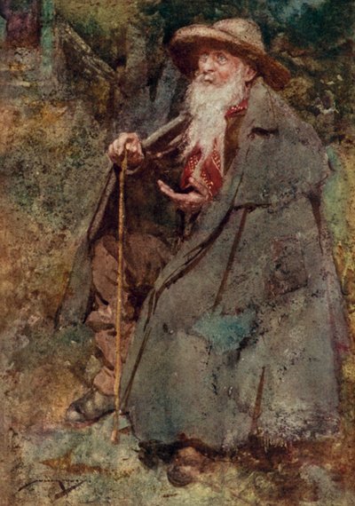 Illustrazione per The Deserted Village di Oliver Goldsmith da William Lee Hankey