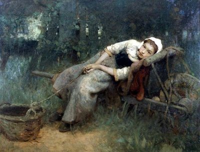 Nei Luoghi Silenziosi del Bosco vicino alla Casa che mi Ha Dato i Natali, c.1906 da William Lee Hankey