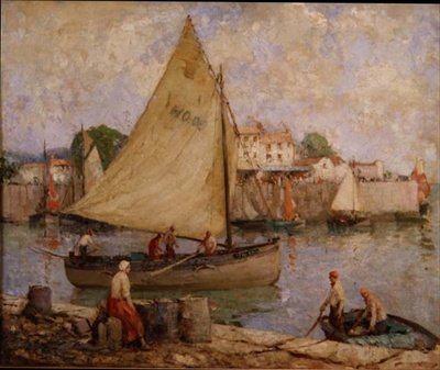 Verso il Terreno di Pesca, Honfleur da William Lee Hankey
