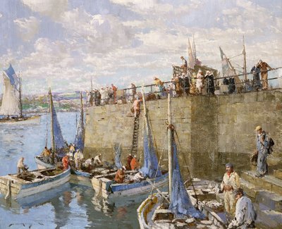 Pescatori di sardine, Concarneau da William Lee Hankey