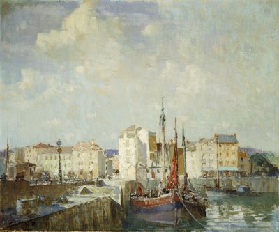 Il porto interno, Dieppe da William Lee Hankey