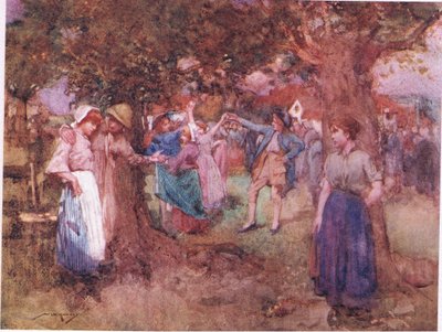 La coppia danzante, che cercava semplicemente la fama, tenendosi per stancarsi a vicenda da William Lee Hankey