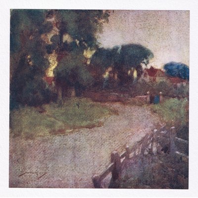 Là dove pochi arbusti strappati rivelano il luogo, sorgeva la modesta dimora del predicatore del villaggio da William Lee Hankey