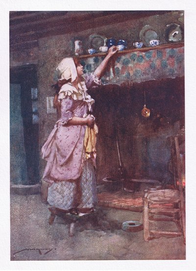 Mentre le tazze da tè rotte, saggiamente conservate per mostrare, allineate sul camino, brillavano in fila da William Lee Hankey