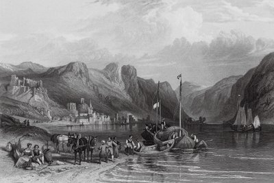 Bacharach, sul Reno da William Leighton (after) Leitch