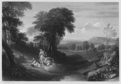 La nascita di Belphoebe e Amorett, dal quadro nella Collezione Reale da William Leighton (after) Leitch