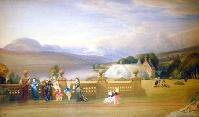 Il giardino del signor Muir sul Gareloch da William Leighton Leitch