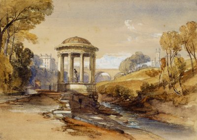 Il pozzo di San Bernardo, Water of Leith, vicino a Edimburgo, Scozia da William Leighton Leitch