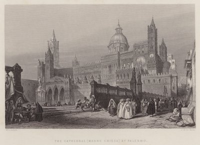 La Cattedrale (Madre Chiesa) a Palermo (incisione) da William Leighton Leitch