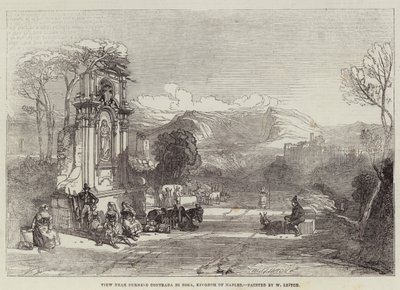 Vista vicino a Ournelo Contrada di Sora, Regno di Napoli da William Leighton Leitch