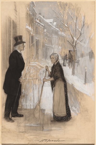 Schizzo per illustrare "Non congedato con onore" da William Leroy Jacobs