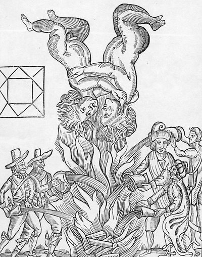 Facsimile del geroglifico astrologico che prevede il grande incendio di Londra, da 