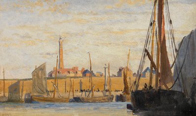 Un porto continentale, 1890 da William Lionel Wyllie