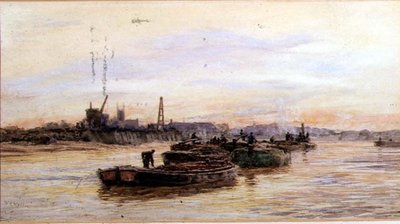 Chiatte al tramonto da William Lionel Wyllie
