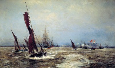 Commercio e potere marittimo, 1898 da William Lionel Wyllie
