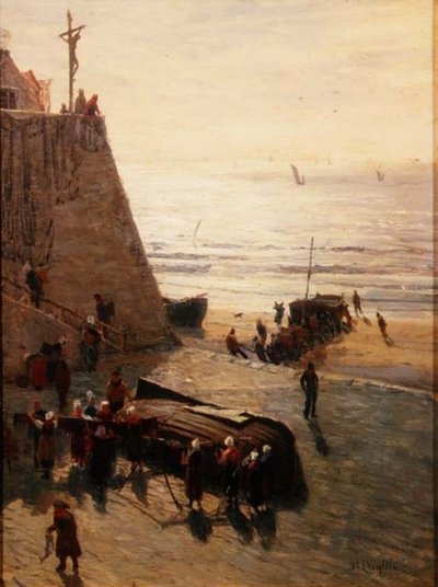 Asciugando le Reti da William Lionel Wyllie