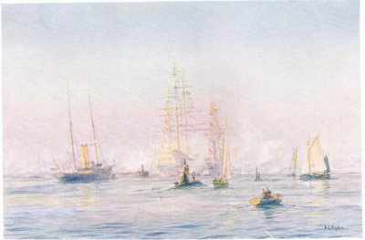 Porto di Portsmouth 1912, 1915 da William Lionel Wyllie