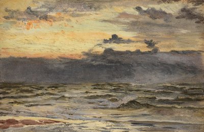 Studio per La spiaggia dopo una tempesta da William Lionel Wyllie