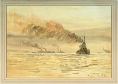 Navi da guerra tedesche arrendite nel Firth of Forth da William Lionel Wyllie