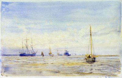 Il fiume Hamble (Inghilterra) e la navigazione da William Lionel Wyllie
