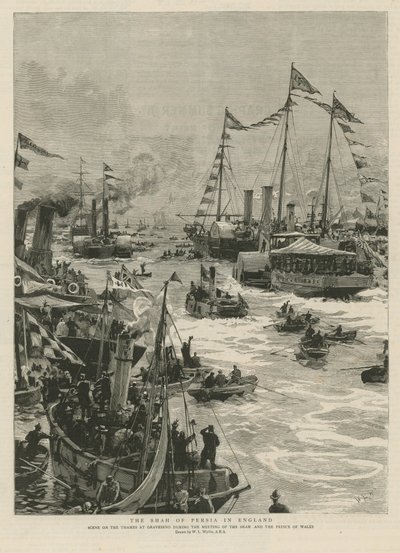 Lo Scià di Persia in Inghilterra da William Lionel Wyllie