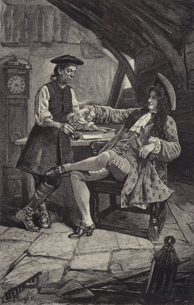 Frank nel cottage di Andrew Fairservice da William Lockhart Bogle