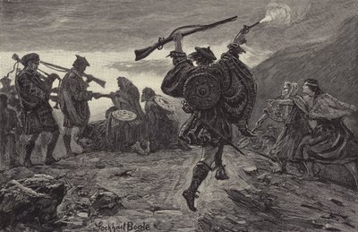 Rob Roy accolto dal suo clan da William Lockhart Bogle