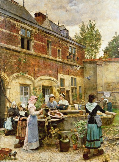 Case di Carità, Anversa, 1880 da William Logsdail