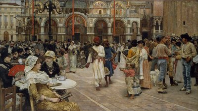 La Piazza di San Marco, Venezia, 1883 da William Logsdail