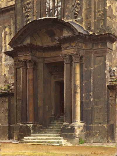 Il Portico del Vecchio Ashmolean, Oxford da William Logsdail