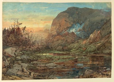 Carter Dome dal Carter Lake, New Hampshire da William Louis Sonntag