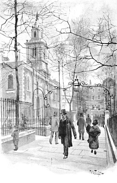 Aldermans Walk, Bishopsgate Street da William Luker