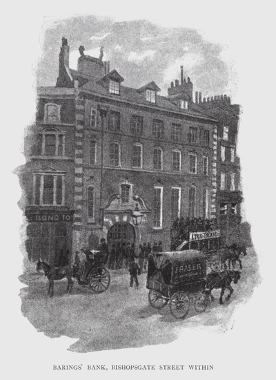 Banca Barings, Bishopsgate Street da William Luker