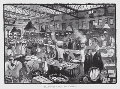 Mercato di Billingsgate, mattina presto da William Luker