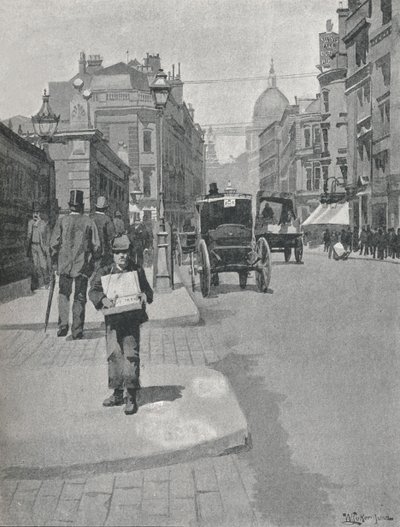 Cannon Street, 1891 da William Luker