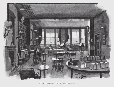 City Liberal Club, Walbrook da William Luker