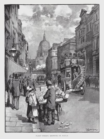 Fleet Street, con vista su St Paul
