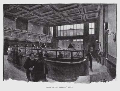 Interno della banca Barings da William Luker