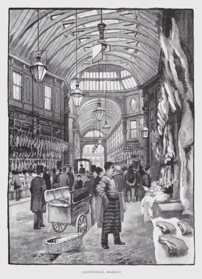 Leadenhall Market da William Luker