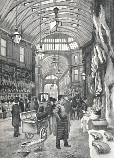Leadenhall Market, 1891 da William Luker