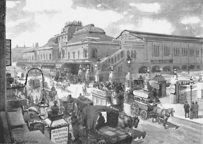 Stazione di Liverpool Street, 1891 da William Luker