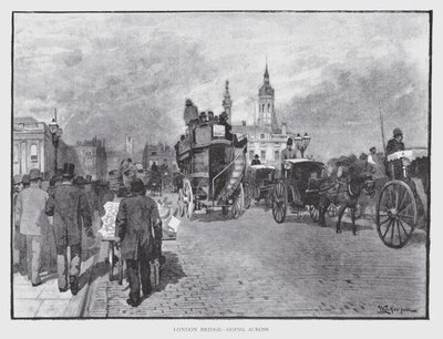 London Bridge, attraversando da William Luker