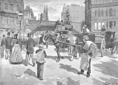 Ludgate Circus, 1891 da William Luker