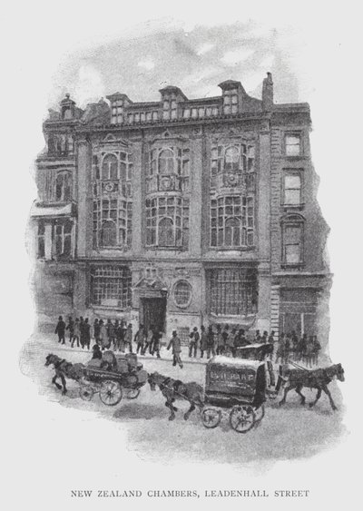 New Zealand Chambers, Leadenhall Street da William Luker