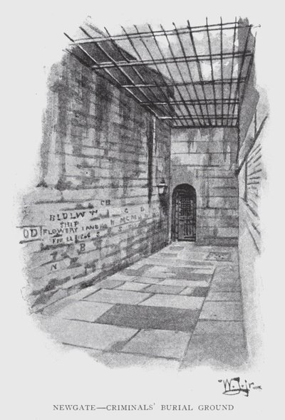 Newgate, cimitero dei criminali da William Luker
