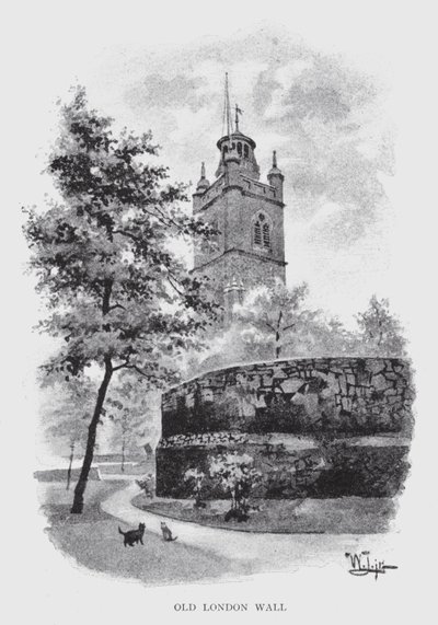 Vecchio muro di Londra da William Luker