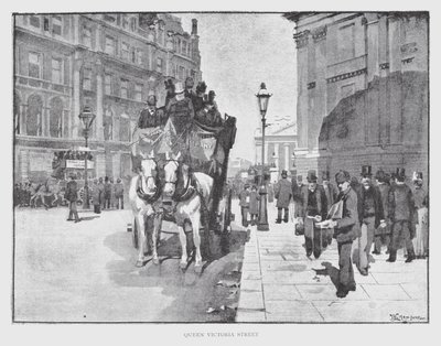 Queen Victoria Street da William Luker