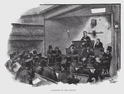 Sala delle vendite nel Baltico da William Luker