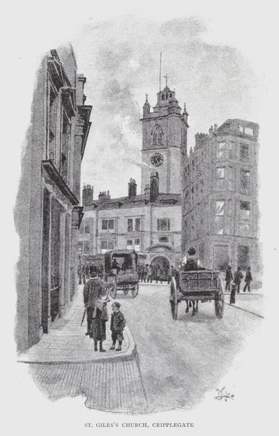 Chiesa di San Giles, Cripplegate da William Luker